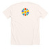 Smell and Taste Association of North America, a Heather Natural Premium Unisex Tee (back-view)