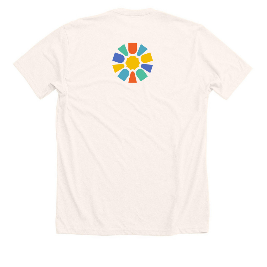 Smell and Taste Association of North America, a Heather Natural Premium Unisex Tee (back-view)