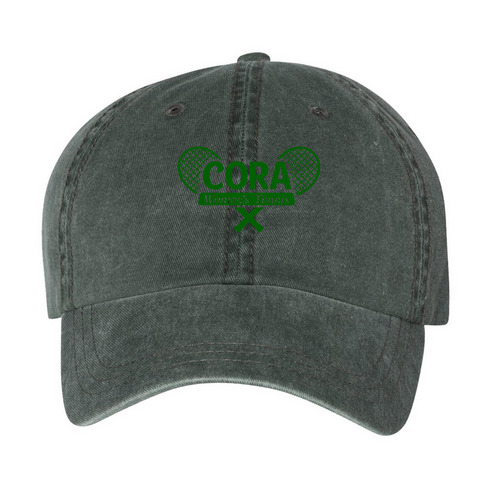 CORA Dad hat, a Forest Printed Pigment Dye Baseball Cap