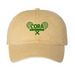 CORA Dad hat, a Mustard Printed Pigment Dye Baseball Cap