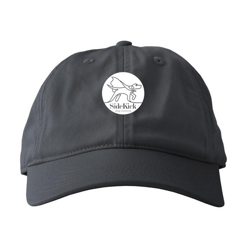 SKDT Logo Baseball Cap, a Charcoal Printed Eco Baseball Cap