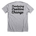 The New Movement, a Athletic Heather Premium Unisex Tee (back-view)