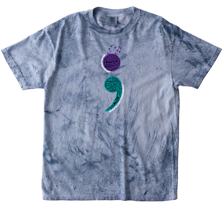 Mental Health Awareness Shirts!, a Ocean Comfort Colors Colorblast Tee