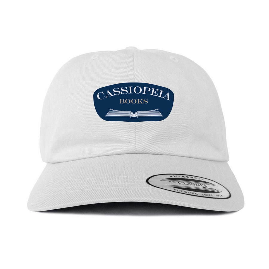Cassiopeia Books Merch, a White Printed Classic Baseball Cap