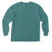 Rescue Love Repeat, a Seafoam Comfort Colors Long Sleeve Pocket Tee (back-view)