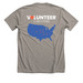 Volunteer Shirts 2023, a Heather Stone Premium Unisex Tee (back-view)