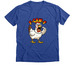 Fuck OFF, a Heather True Royal Premium V-Neck Tee