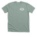 Tops, a Heather Sage Premium Unisex Tee