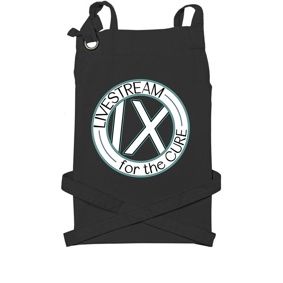 Livestream for the Cure IX Apron, a Black Cotton Canvas Pocket Apron