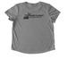 PC Golf Collection, a Aluminum Grey Allmade Eco Triblend Women?s Scoop Neck Tee (back-view)