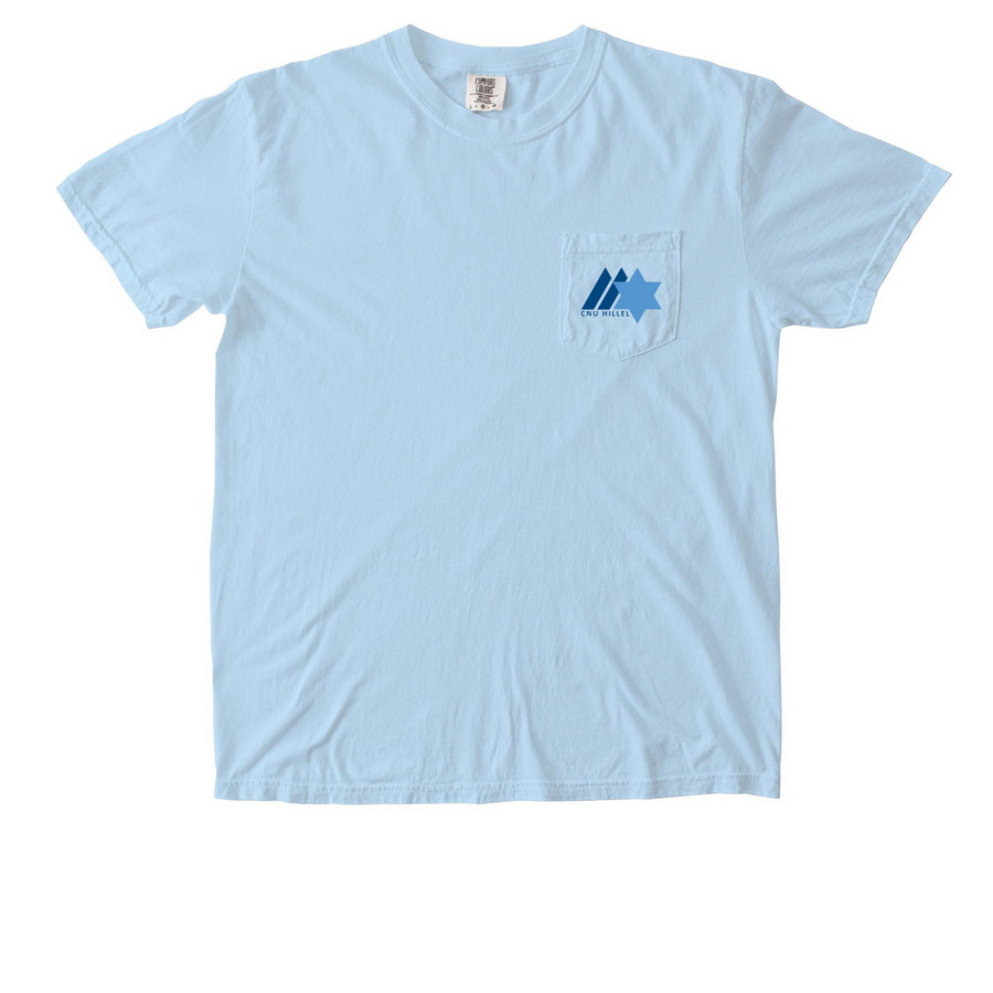 Your Shalom Away From Home Pocket Shirt&nbsp;, a Chambray Comfort Colors Pocket Tee