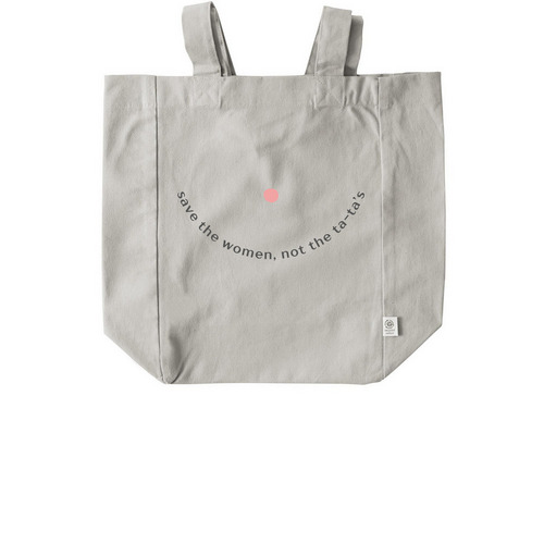 Happy Fits x Dr. Potter, a Natural Recycled Cotton Tote Bag