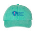 SRN Baseball Cap and Bucket Hat, a Seafoam Printed Pigment Dye Baseball Cap