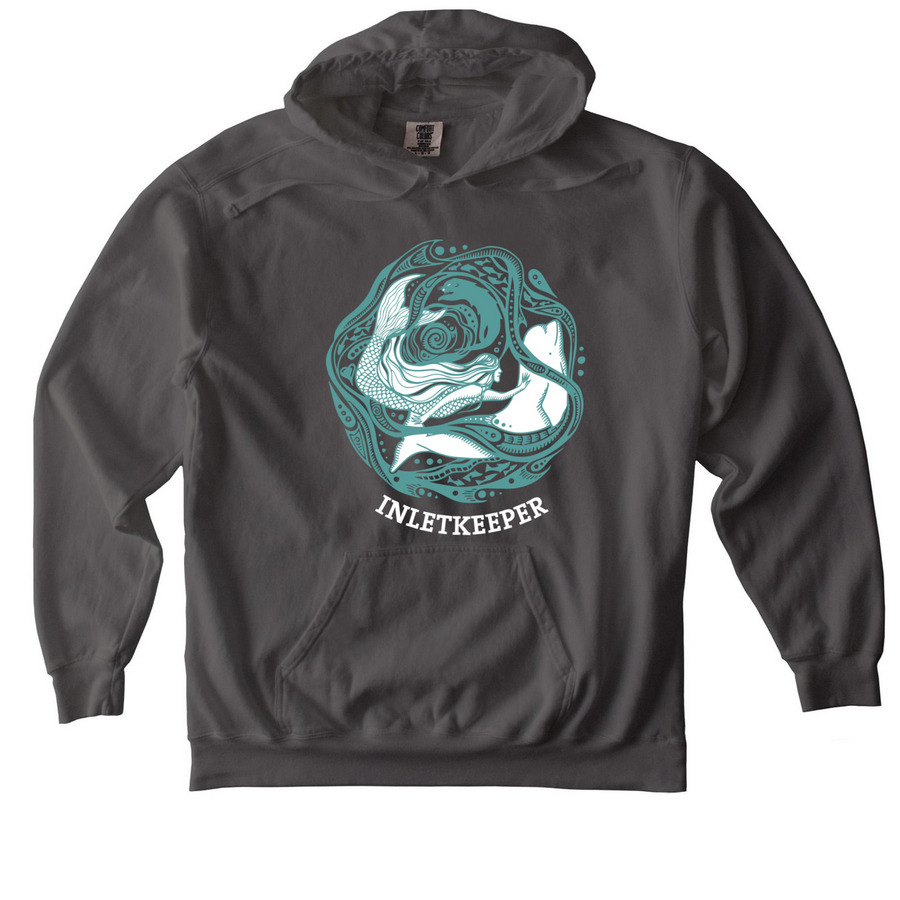 Beluga Sedna, a Pepper Comfort Colors Pullover Hoodie