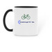 Drink up! Breakthrough T1D Ride, a Black Two-Tone Ceramic Mug (back-view)