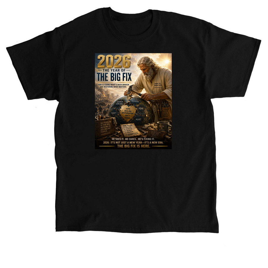 The Big Fix&nbsp;, a Black Classic Unisex Tee