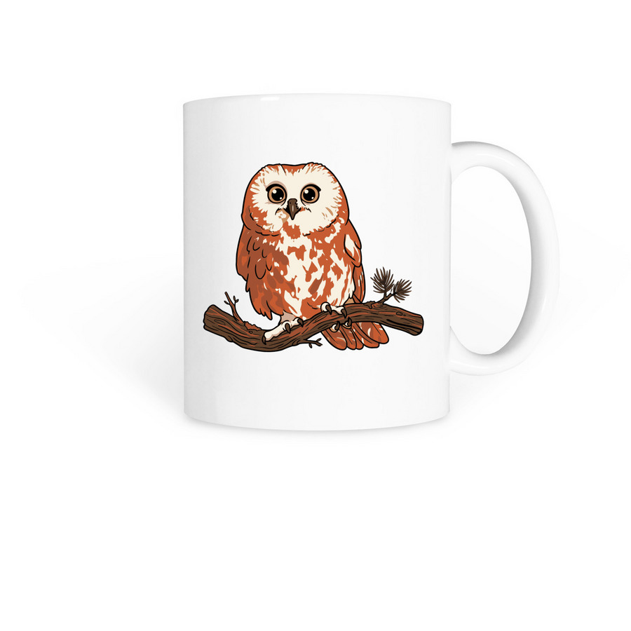 Our Favorite Owl Mug, a White Coffee Mug