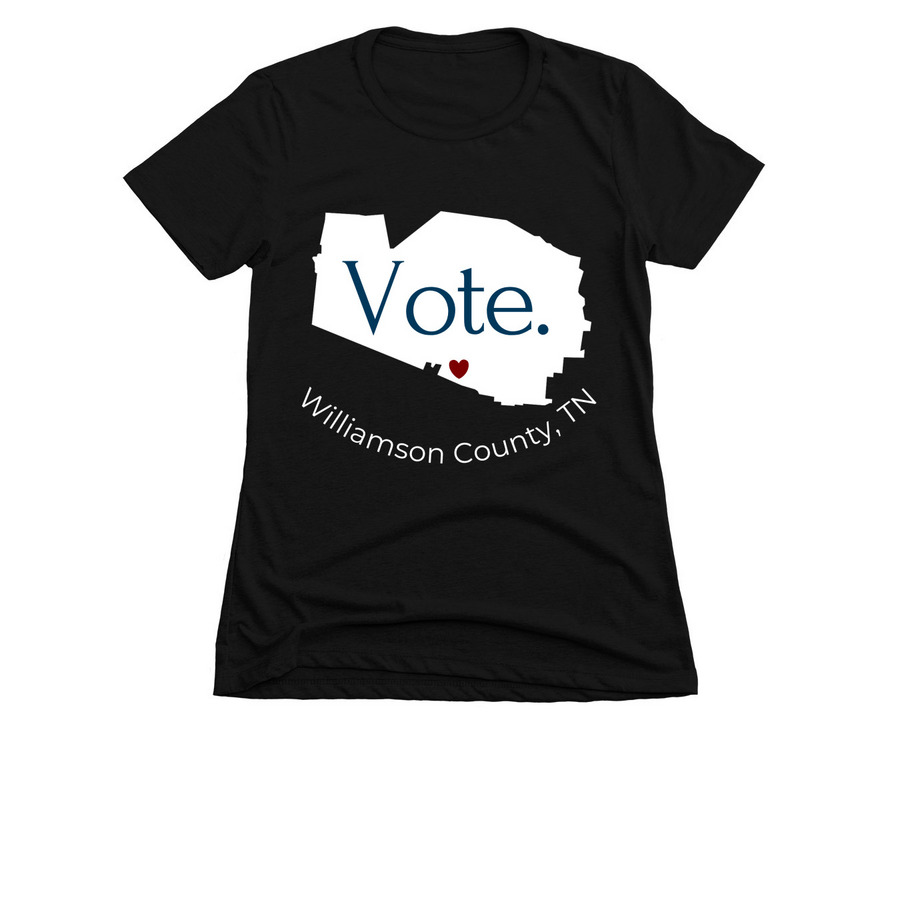 Vote. T-shirts, a Black Women's Slim Fit Tee