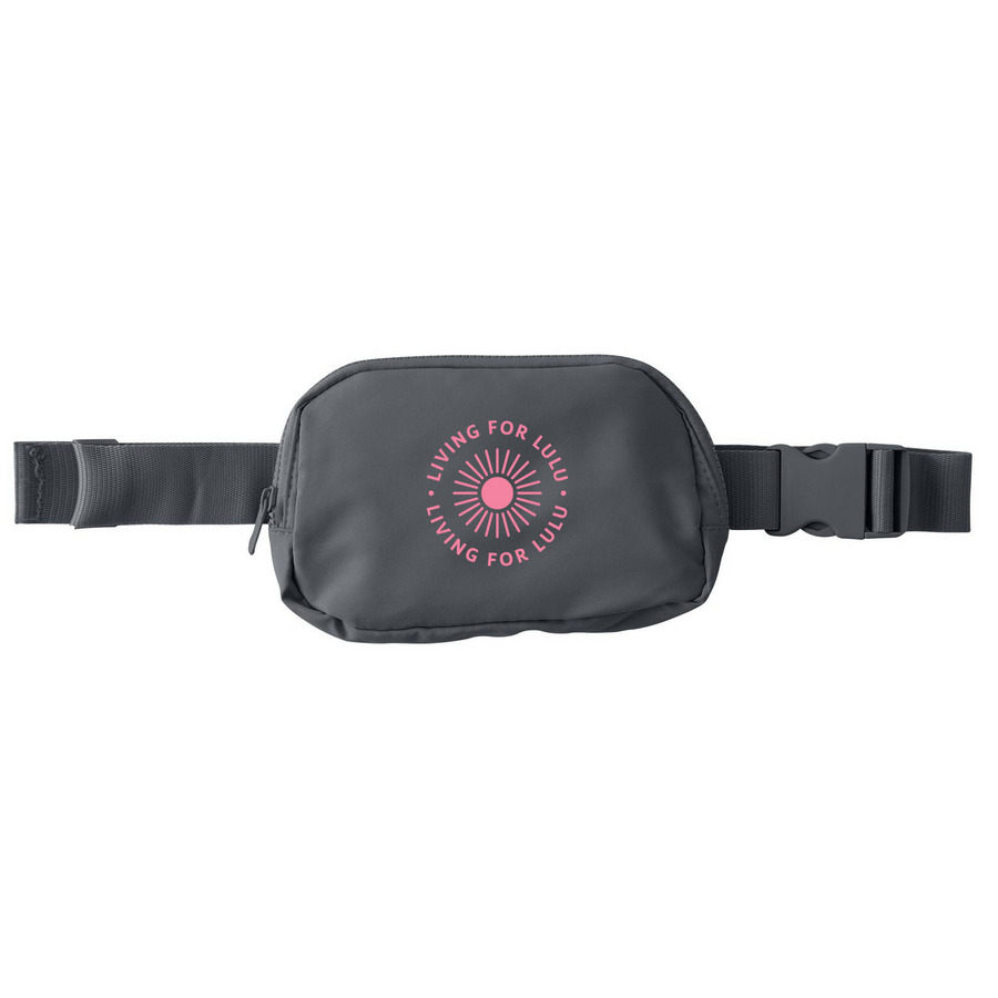 Living for Lulu hip bag, a Storm Grey Matte Hip Pack