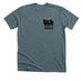 Social Battery, a Heather Slate Premium Unisex Tee