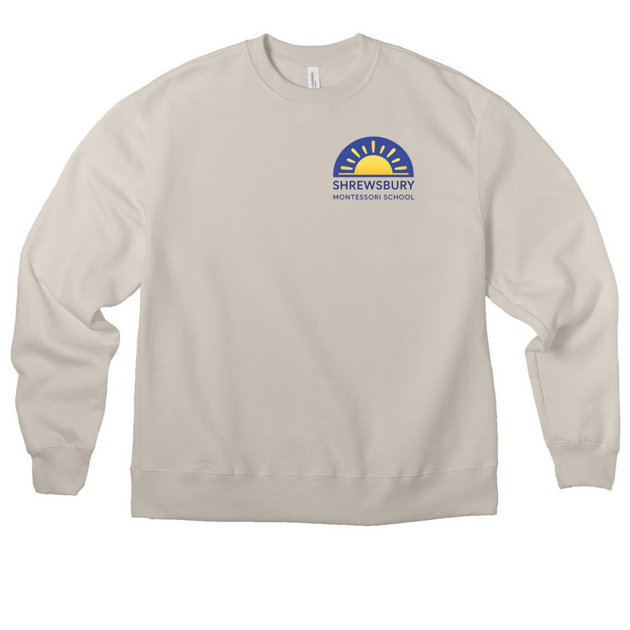 SMS Crew Neck, a Dust Premium Heavyweight Crewneck Sweatshirt