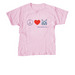 Peace Cat (kid), a Light Pink Youth Unisex Tee