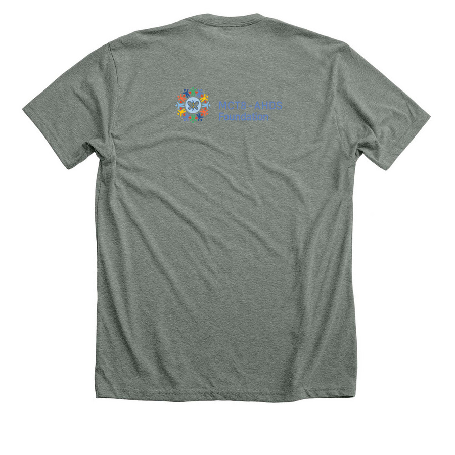 2026 MCT8-AHDS World Day, a Deep Heather Premium Unisex Tee (back-view)