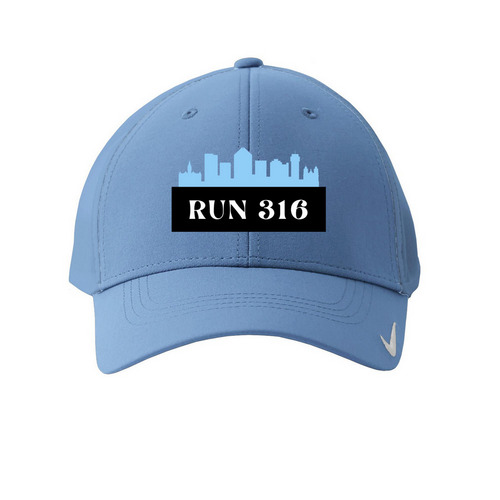 Nike Skyline Logo Hat, a Valor Blue Printed Nike Dri-FIT Legacy Performance Cap