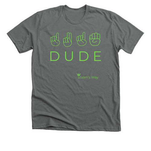 DUDE&nbsp;, a Heavy Metal Premium Unisex Tee