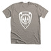 LCMP Vintage Logo, a Heather Stone Premium Unisex Tee