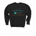 Youth (Hoodies & Crewnecks) Color Logo, a Black Youth Crewneck Sweatshirt (back-view)