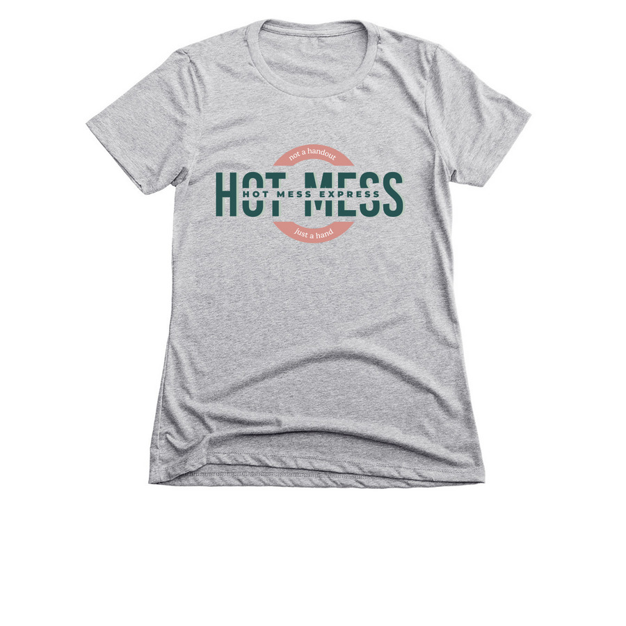 Classic Logo, a Dark Heather Grey Women's Slim Fit Tee