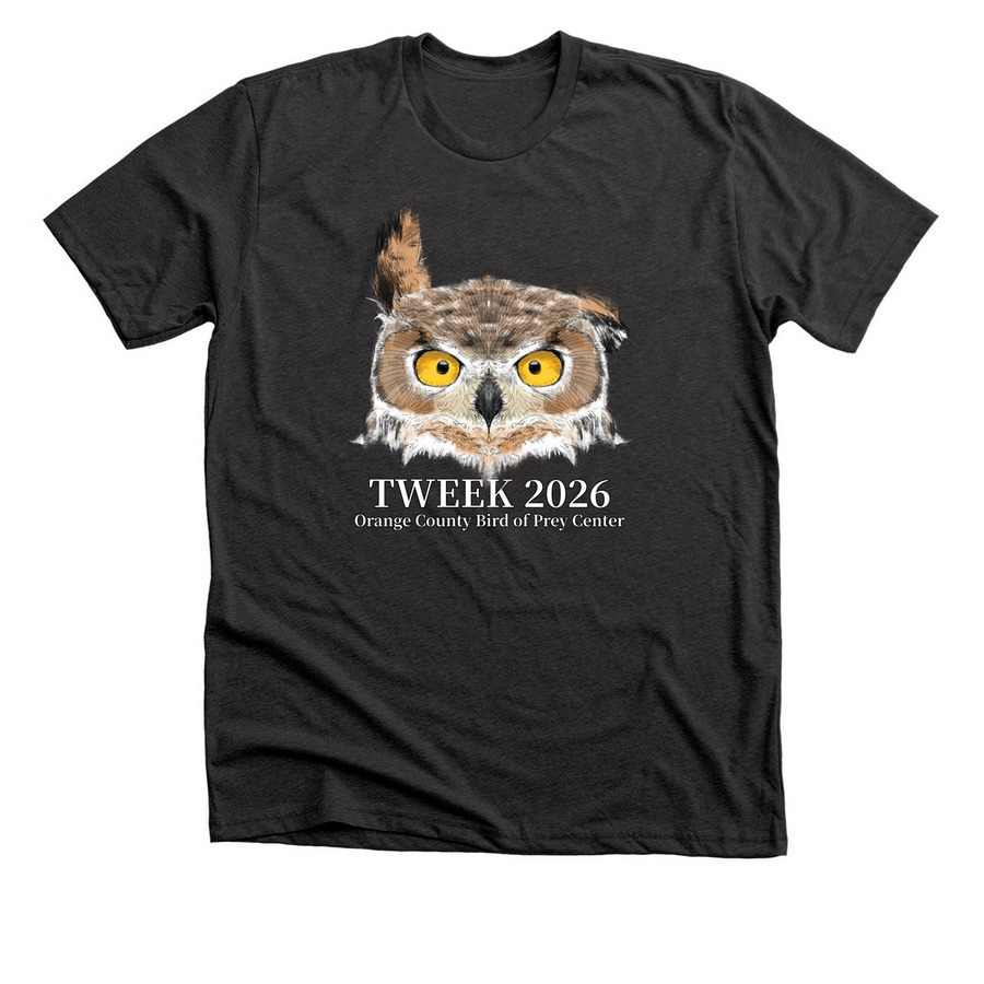 2026 Winner: Tweek! (dark shirts), a Dark Grey Heather Premium Unisex Tee