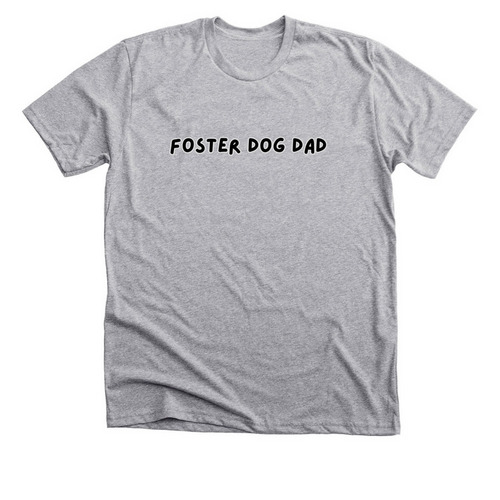 Foster Dog Dad, a Athletic Heather Premium Unisex Tee