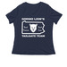 Gorski Lion?s Tailgate Team!, a Navy Women's Relaxed V-Neck Tee