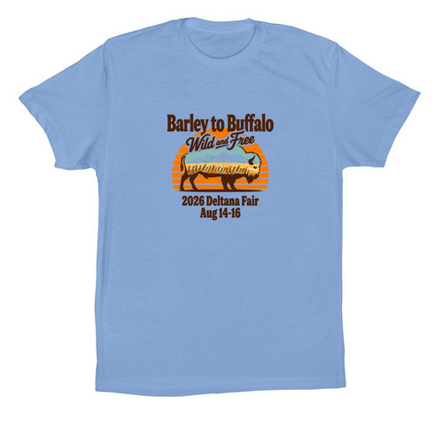 2026 Deltana Fair Merchandise, a Carolina Blue Premium Cotton Tee