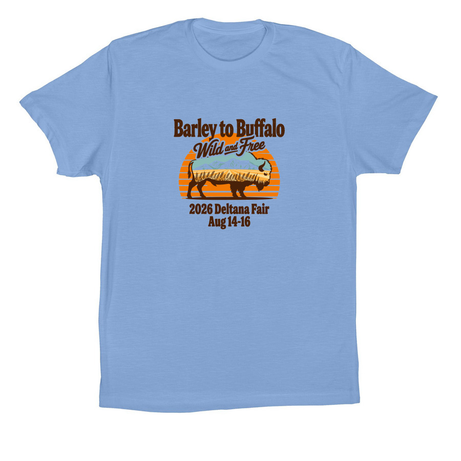 2026 Deltana Fair Merchandise, a Carolina Blue Premium Cotton Tee