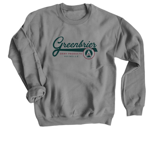 Greenbrier Dairy LLC, a Charcoal Crewneck Sweatshirt