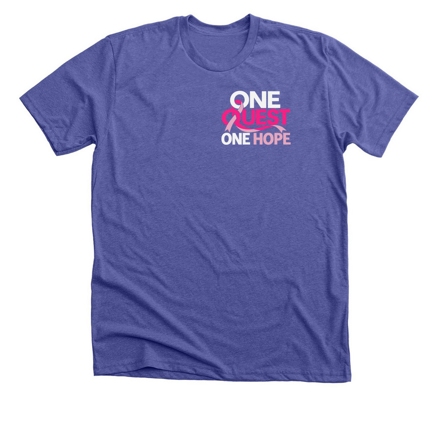 One Quest, One Hope, a Heather Lapis Premium Unisex Tee