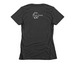 Nunulu & 'Akihike'ehi'ale Moon Shirt, a Charcoal Women's Slim Fit Tee (back-view)