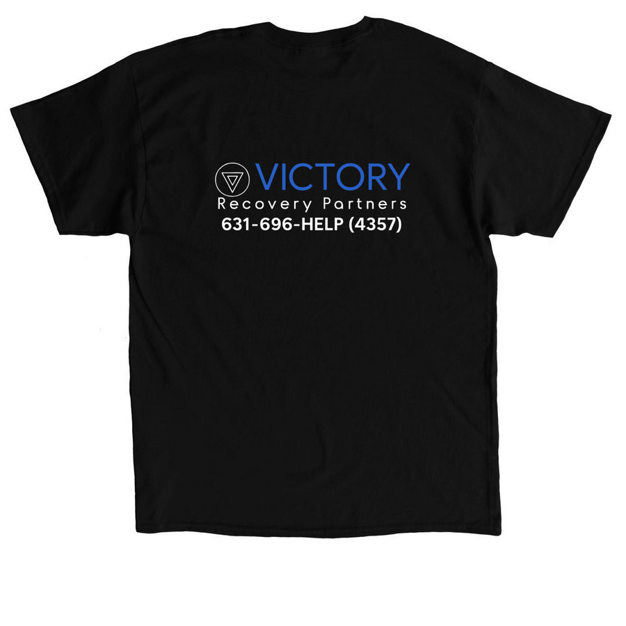 Strength in the Struggle, a Black Classic Unisex Tee (back-view)