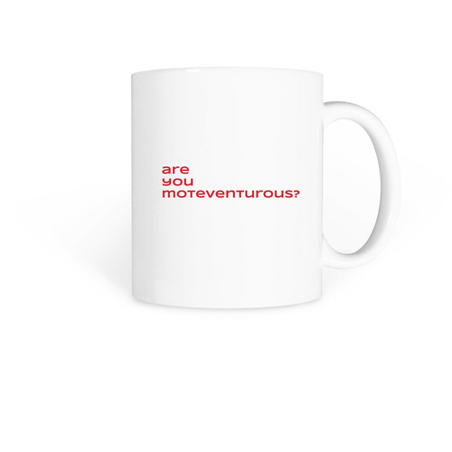 Moteventure Mug - Mountains, a White Coffee Mug