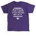 Higher Education Humor, a Purple Classic Unisex Tee