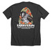 Kahuku Ka'upu, a Dark Grey Heather Premium Unisex Tee (back-view)