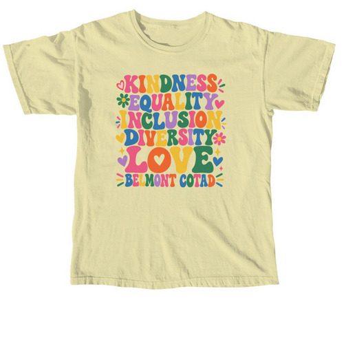 LOVE COTAD, a Butter Comfort Colors Unisex Tee