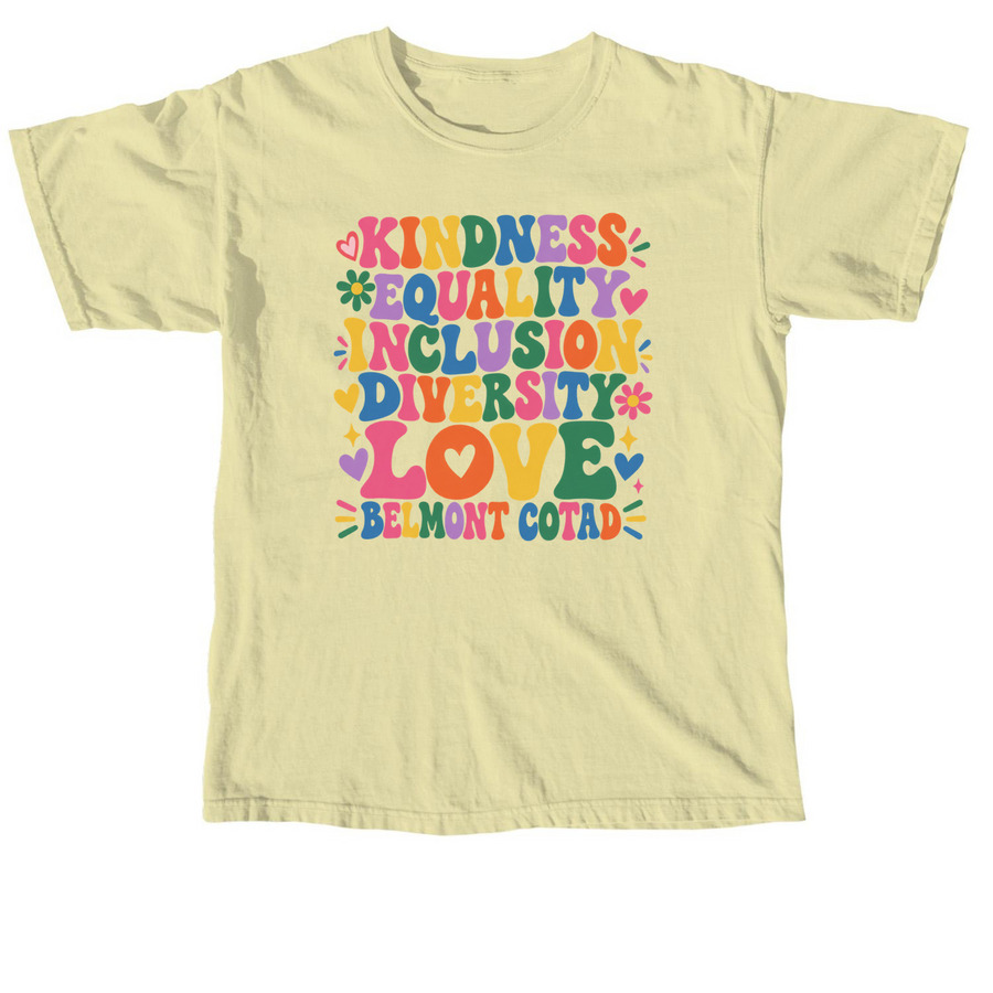 LOVE COTAD, a Butter Comfort Colors Unisex Tee