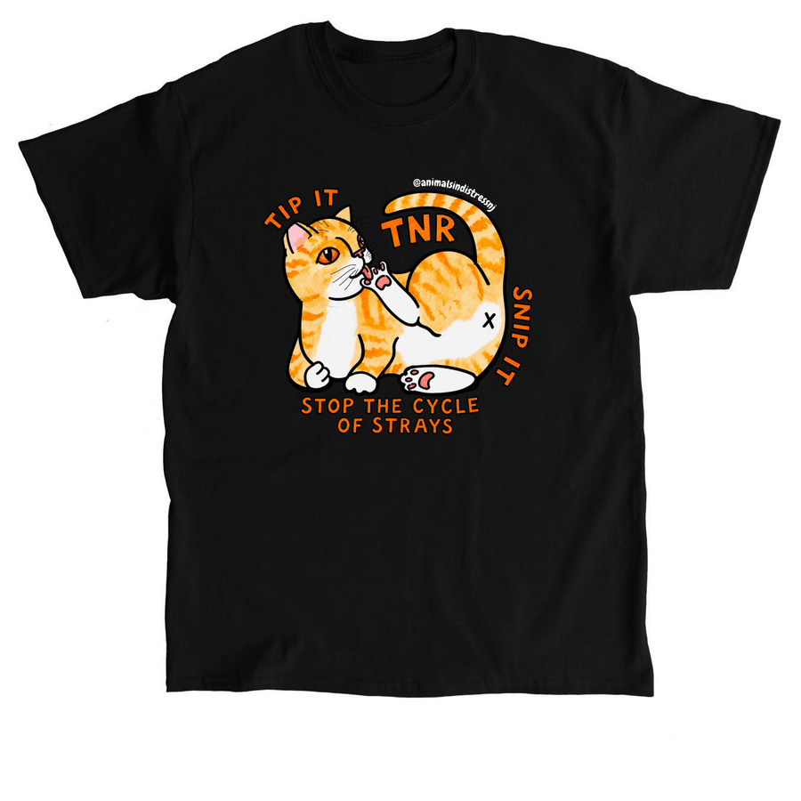 SNIP IT, TIP IT&nbsp;, a Black Classic Unisex Tee