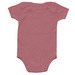 Conference Baby, a Mauve Infant Onesie (back-view)