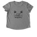 Cat Mom, a Aluminum Grey Allmade Eco Triblend Women?s Scoop Neck Tee (back-view)