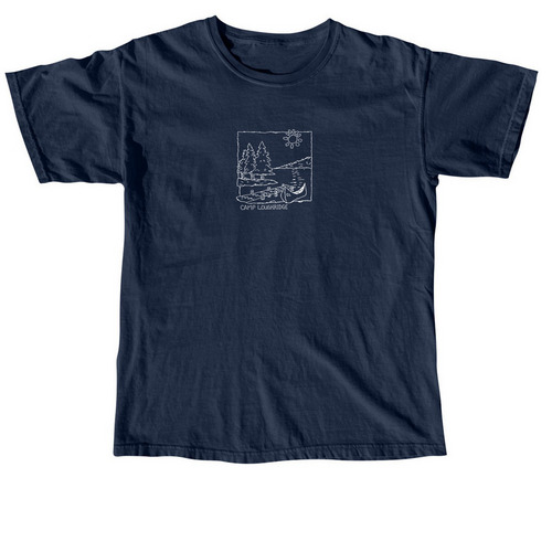 Camp Loughridge 2026 Staff Merch&nbsp;, a True Navy Comfort Colors Unisex Tee